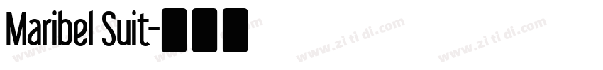 Maribel Suit字体转换